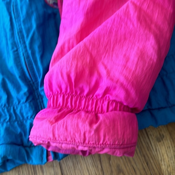 Vintage Pink Girl's Winter Coat FLORAL - Picture 3 of 6